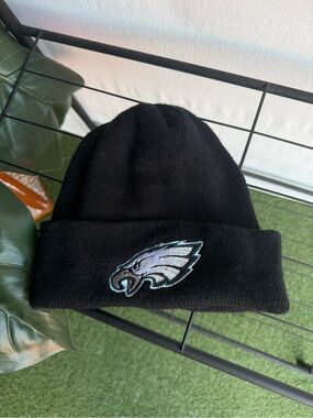 Seattle Seahawks Embroidered Patch Black Beanie